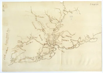 Map of Charleston, South Carolina, 3 August 1781